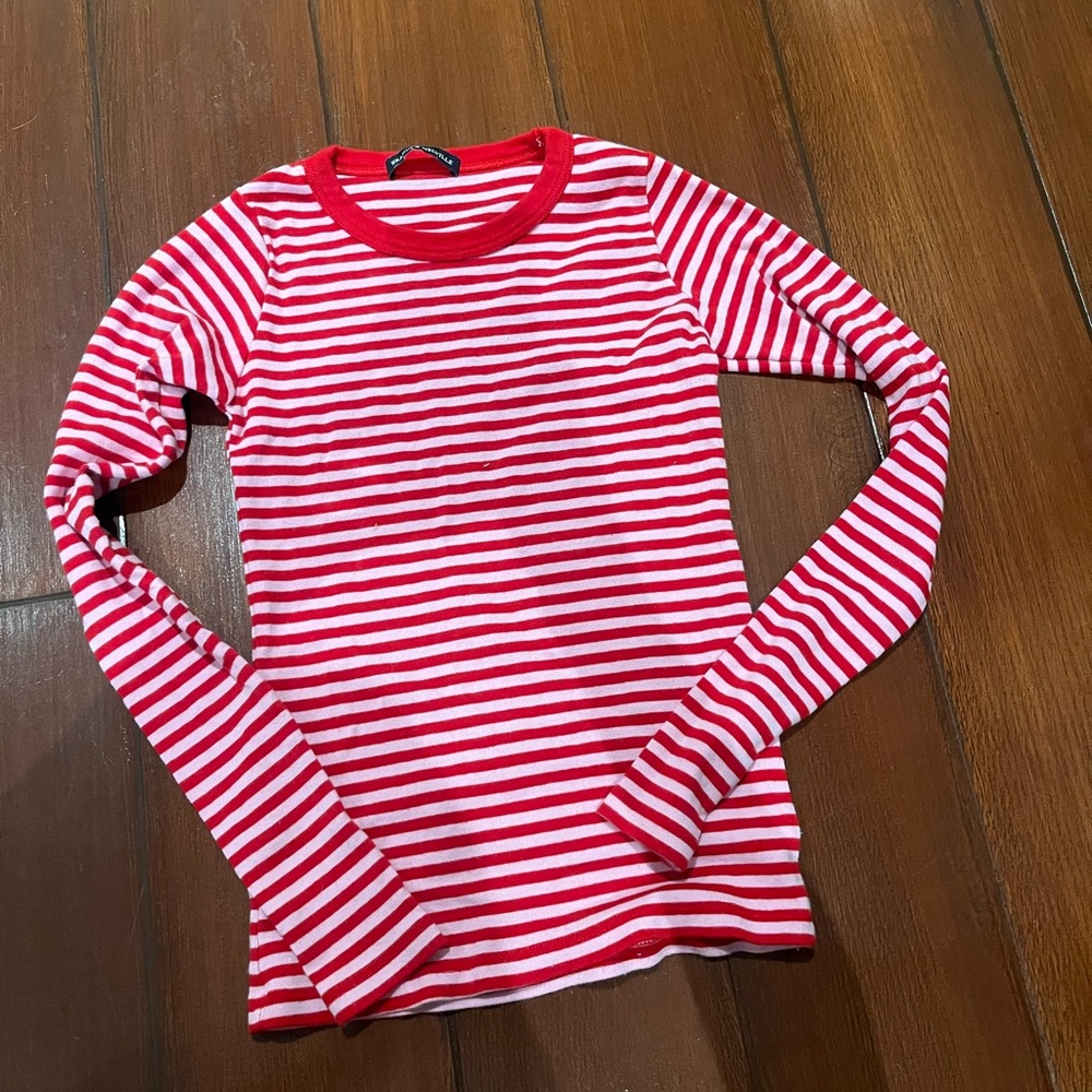brandy stripped tee